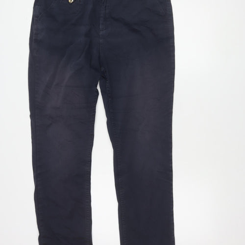 Marks and Spencer Men's Navy Chino Trousers Size 16