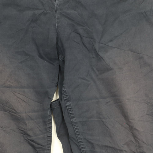 Marks and Spencer Men's Navy Chino Trousers Size 16
