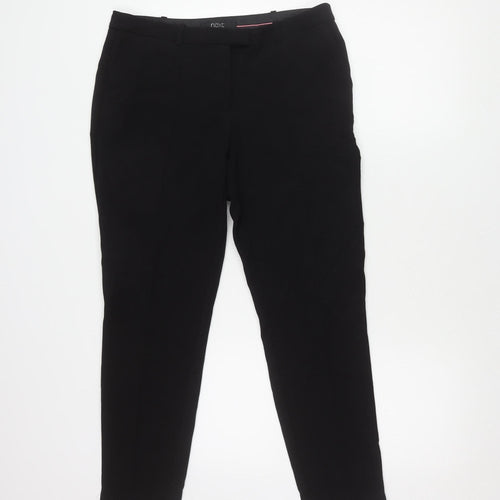 Next Women's Black Tapered Trousers Size 10