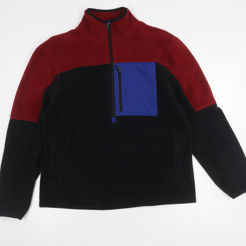 Dunnes Stores Men's 1/4 Zip Fleece Sweatshirt M