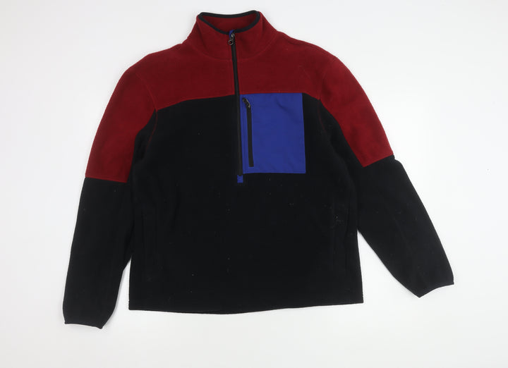 Dunnes Stores Men's 1/4 Zip Fleece Sweatshirt M