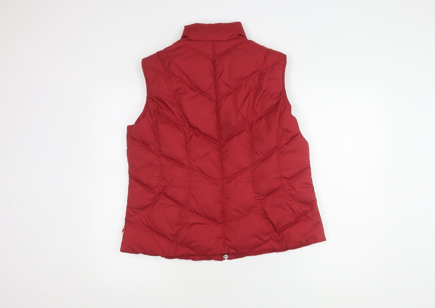 Marks and Spencer Women's Red Puffer Waistcoat L