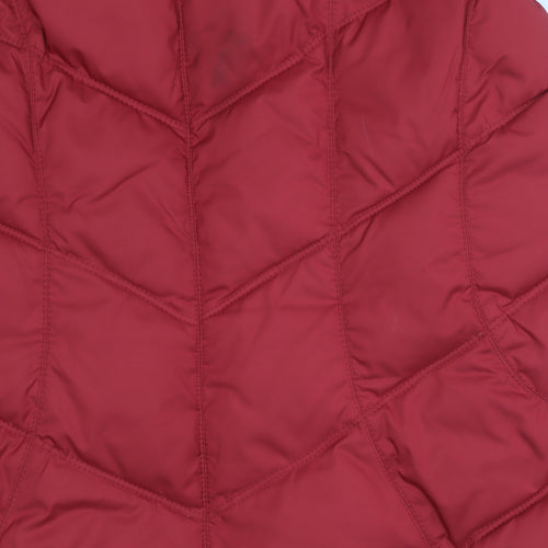 Marks and Spencer Women's Red Puffer Waistcoat L