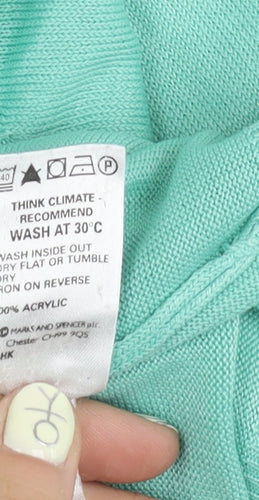 Marks and Spencer Women’s Green Pullover Jumper Size 10
