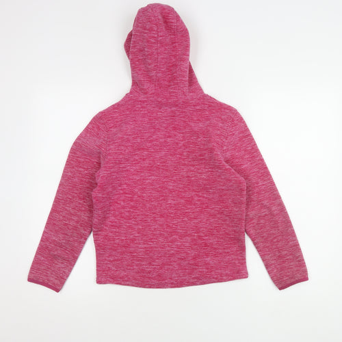 Peter Storm Girls Pink Pullover Hoodie 9-10 Years Fleece