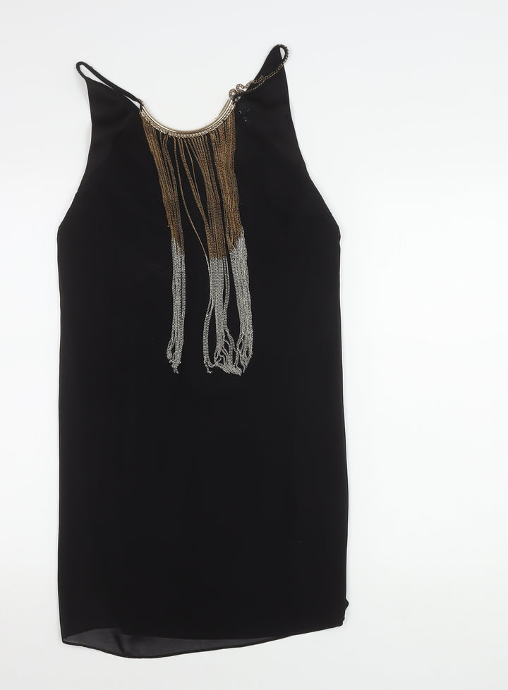 Marciano Women's Black Camisole Chain Accent Tank Top S