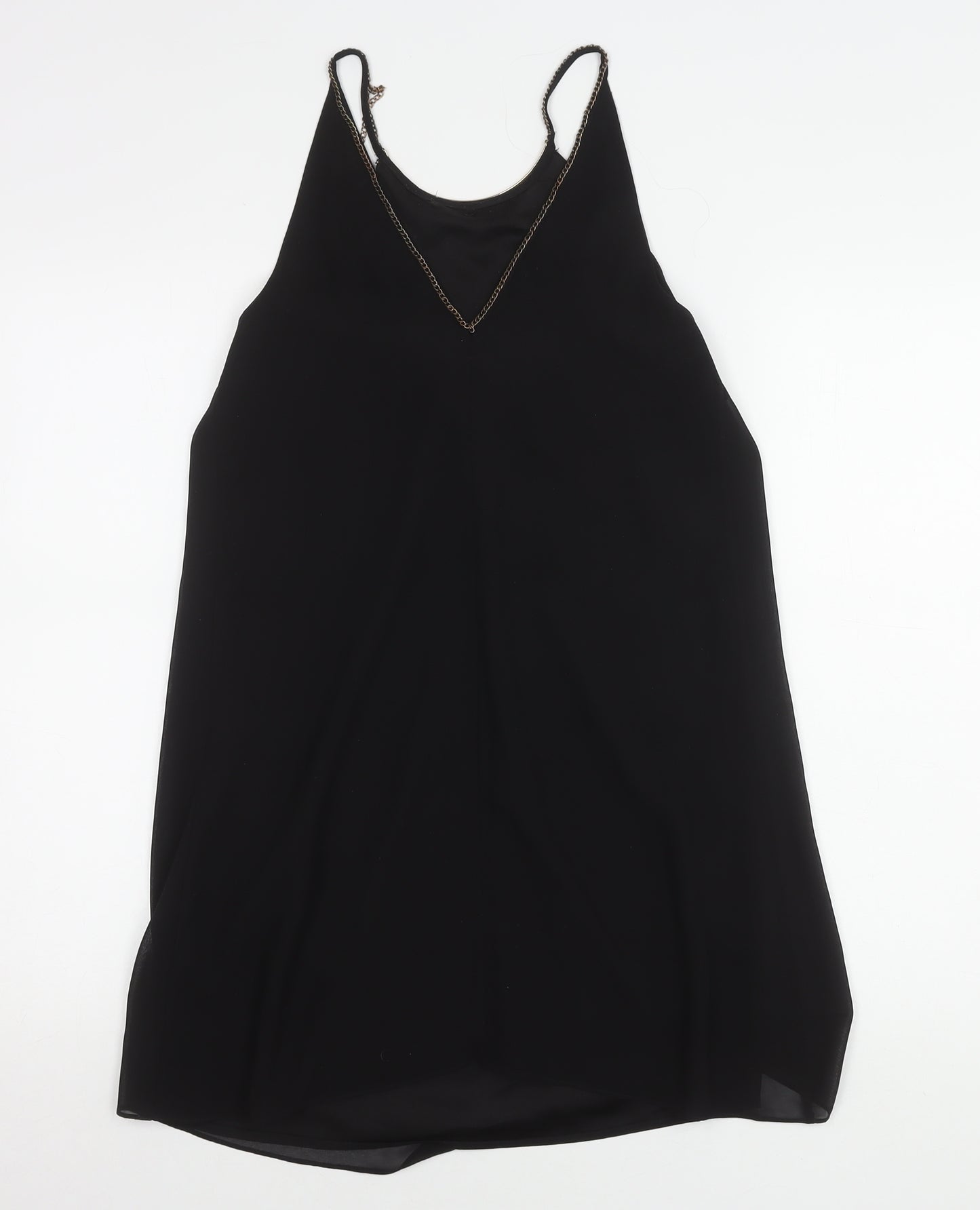 Marciano Women's Black Camisole Chain Accent Tank Top S