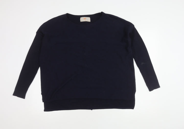 Ginger Toby Women's Blue Pullover Jumper, Size 0/S