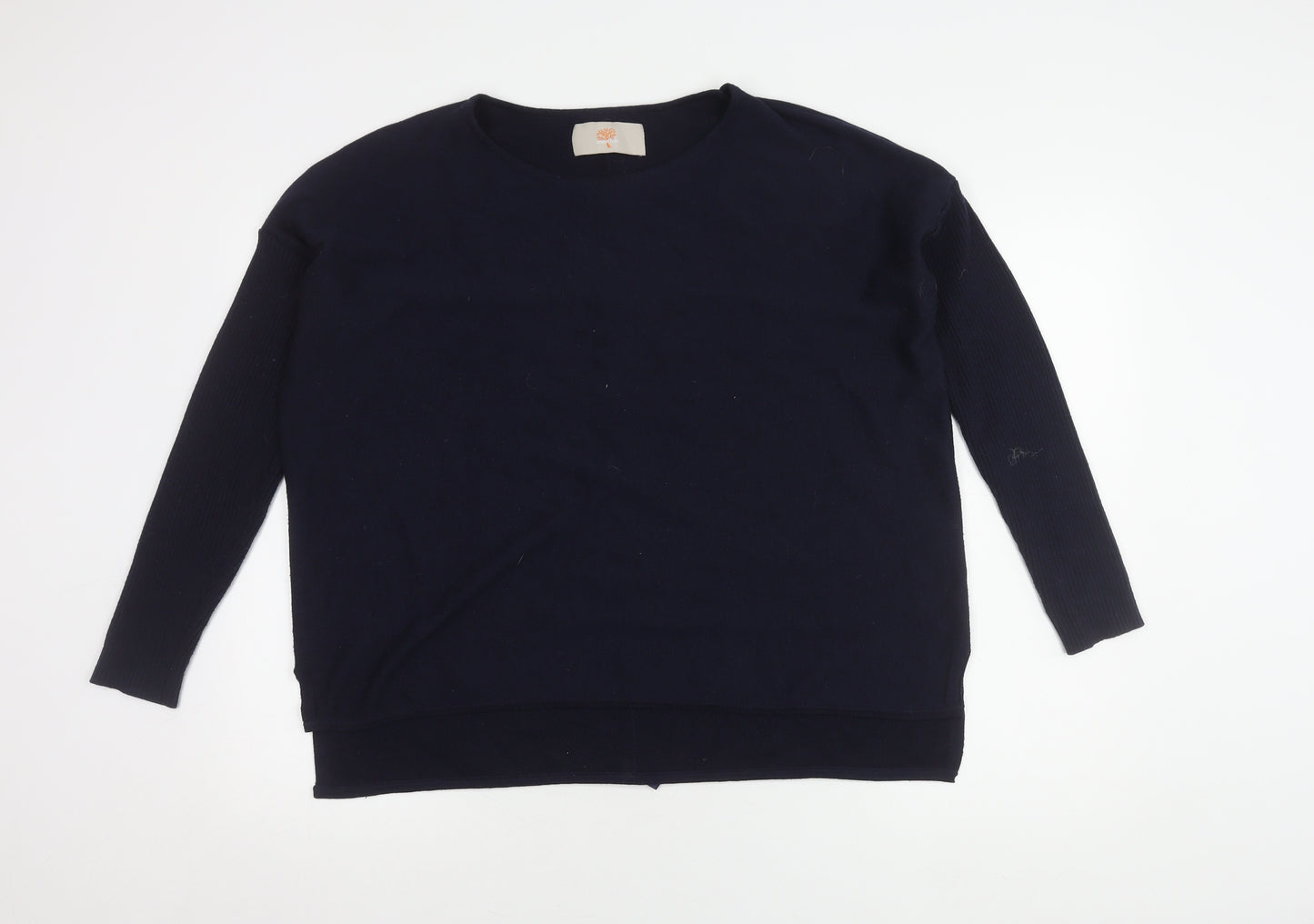 Ginger Toby Women's Blue Pullover Jumper, Size 0/S