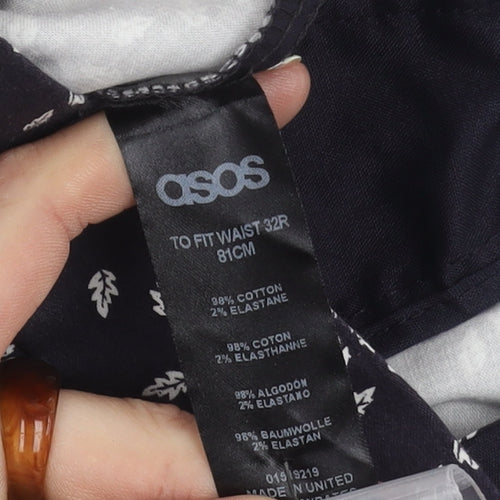 ASOS Men's Blue Chino Trousers Size 32R