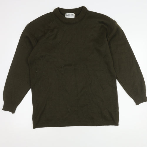 Gentlemen & Players Men's Green Pullover, Size M