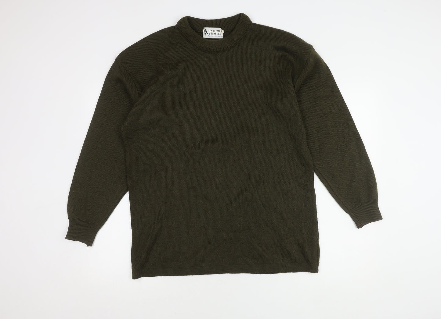 Gentlemen & Players Men's Green Pullover, Size M