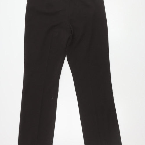BHS Women's Black Straight Trousers Size 12
