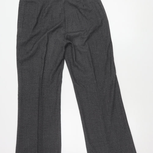 Next Women's Grey Dress Pants Size 12 Straight Leg