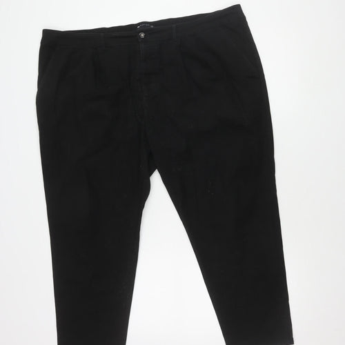 ASOS DESIGN Men's Black Trousers Size XL