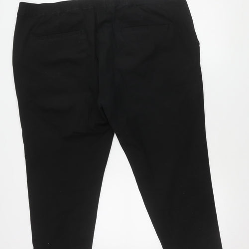 ASOS DESIGN Men's Black Trousers Size XL