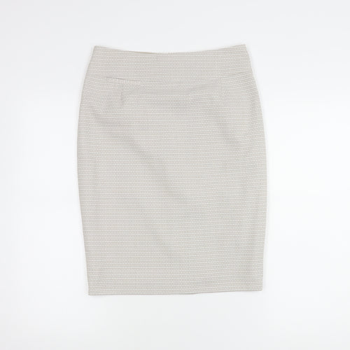 Marks and Spencer Women's Beige Size 8 Pencil Skirt