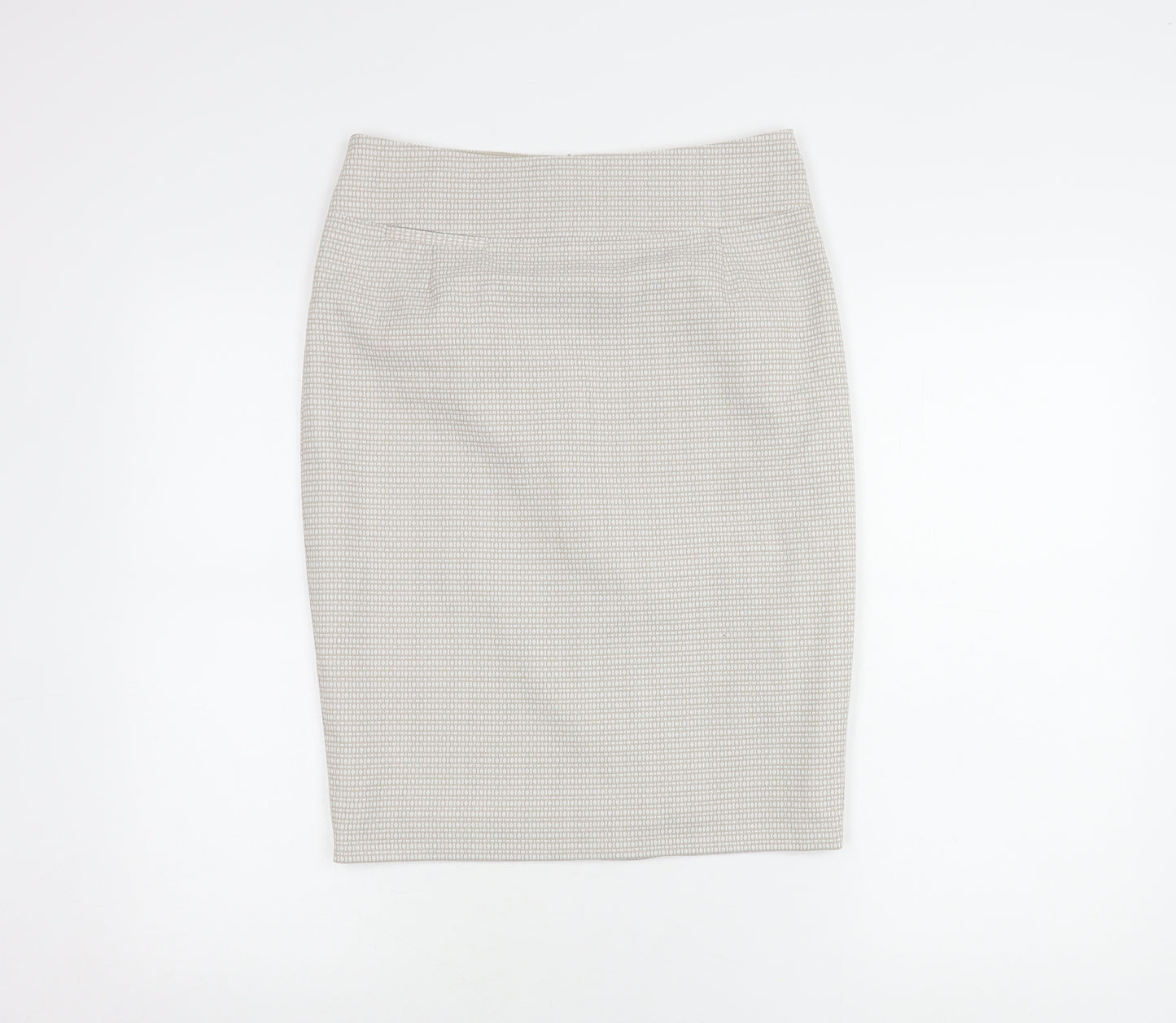 Marks and Spencer Women's Beige Size 8 Pencil Skirt