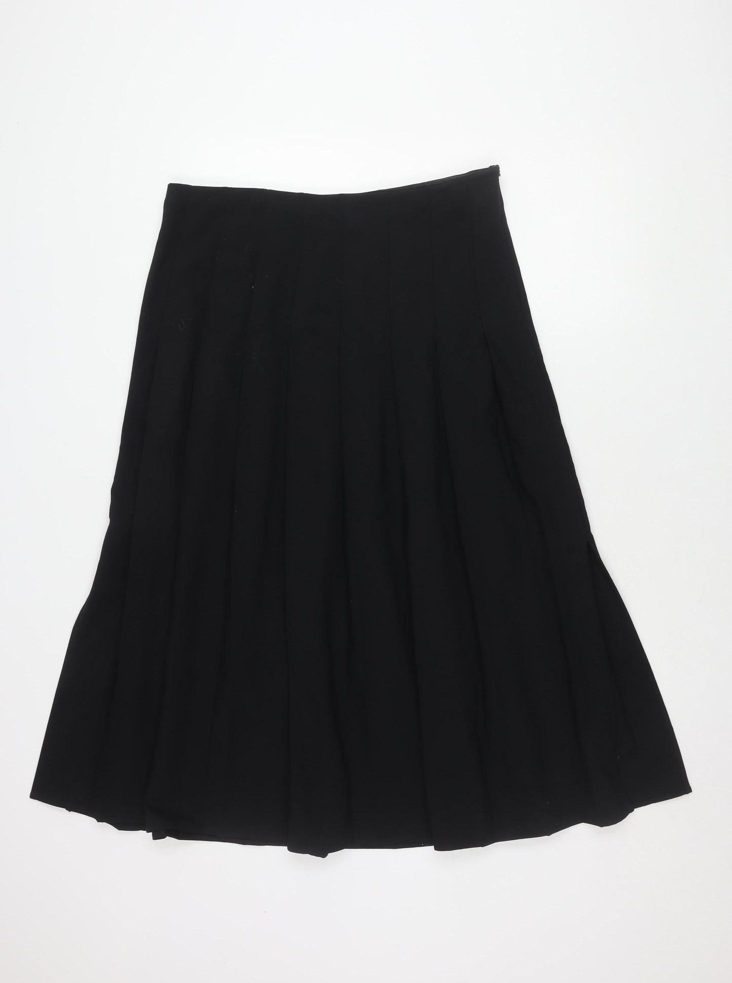 Marks and Spencer Women's Black Pleated Skirt Size 14