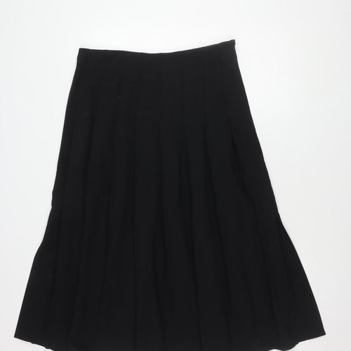 Marks and Spencer Women's Black Pleated Skirt Size 14