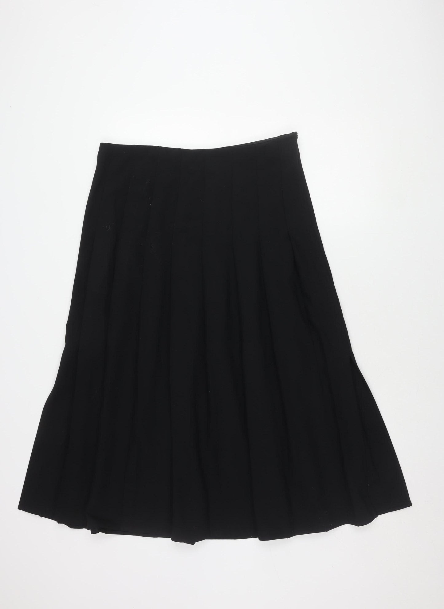 Marks and Spencer Women's Black Pleated Skirt Size 14
