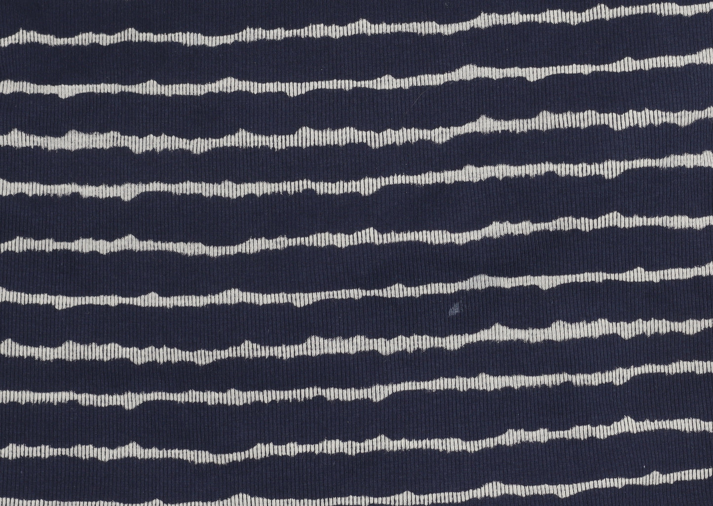 John Lewis Women's Blue Striped Midi Dress Size 14
