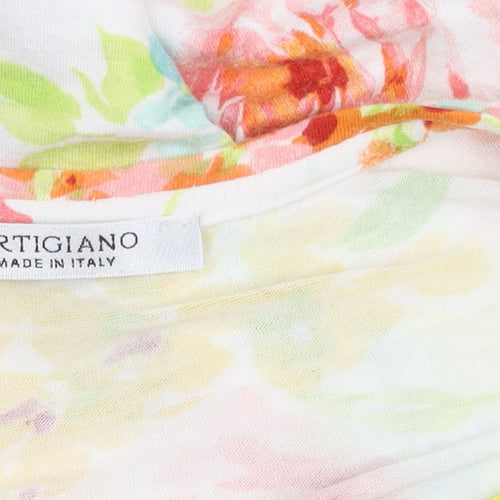 Artigiano Women's Floral T-Shirt, Multicoloured, Size 18