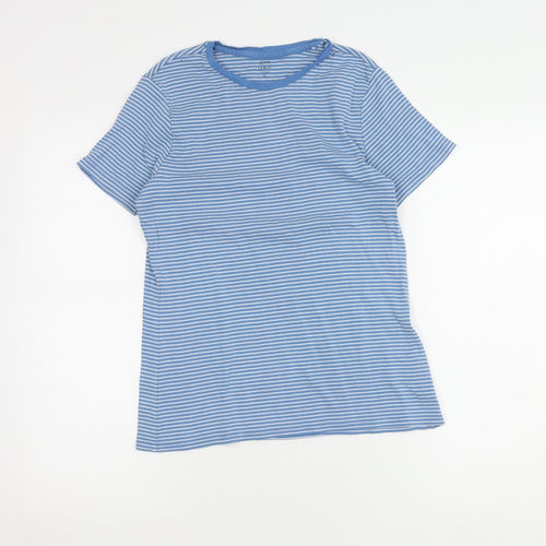 John Lewis Women's Blue Striped T-Shirt, Size 12