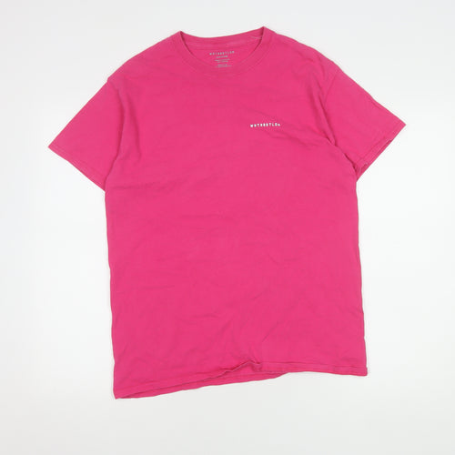 WHTRBBTLON Pink Unisex Music T-Shirt Medium