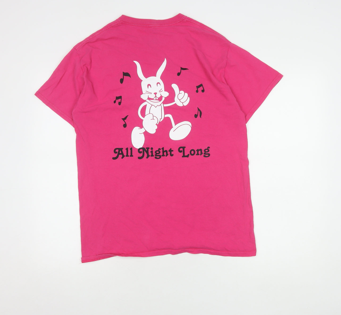 WHTRBBTLON Pink Unisex Music T-Shirt Medium
