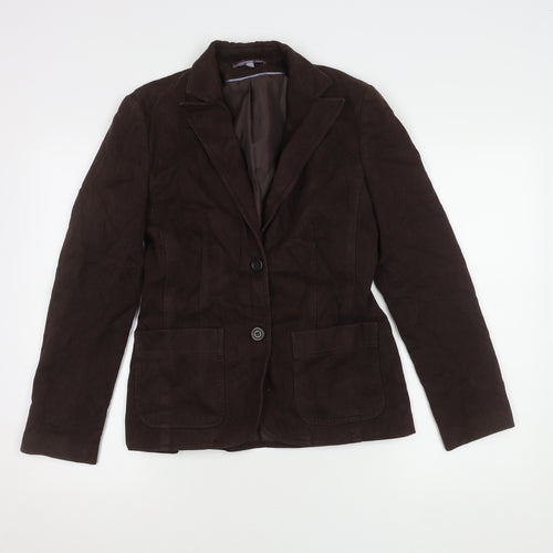 Spirit at Debenhams Women's Brown Blazer Size 10
