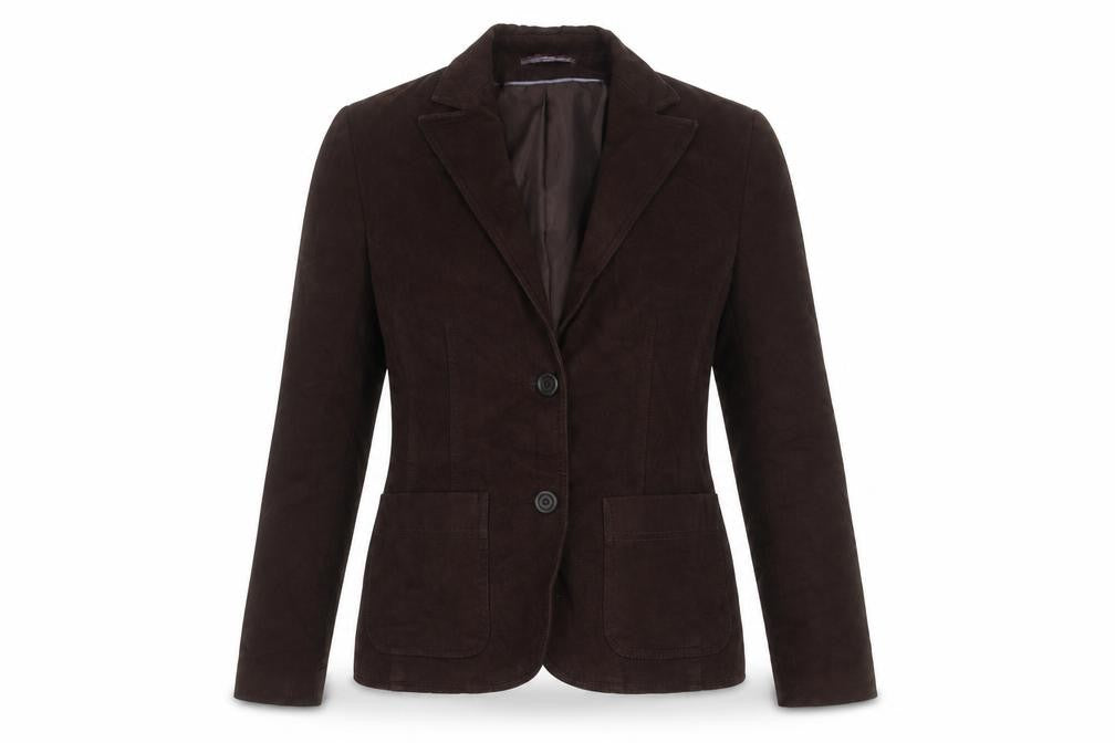 Front view of Spirit at Debenhams Women's Brown Blazer, size 10