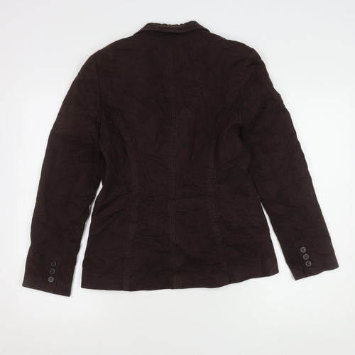 Spirit at Debenhams Women's Brown Blazer Size 10
