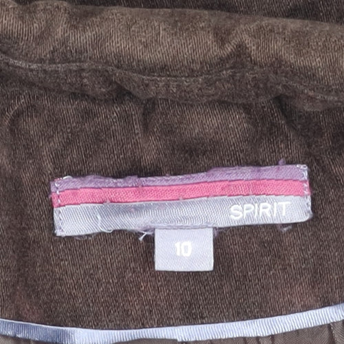 Spirit at Debenhams Women's Brown Blazer Size 10