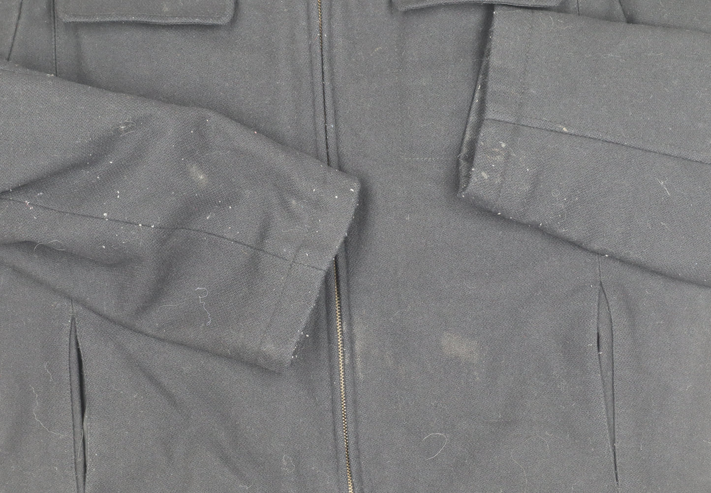 River Island Men's Black Wool Jacket Large