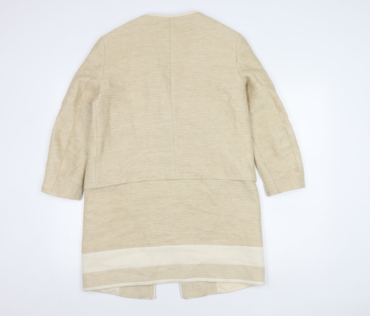 Zara Basic Women's Beige Coat Size M