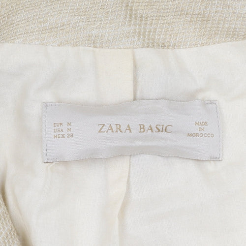 Zara Basic Women's Beige Coat Size M
