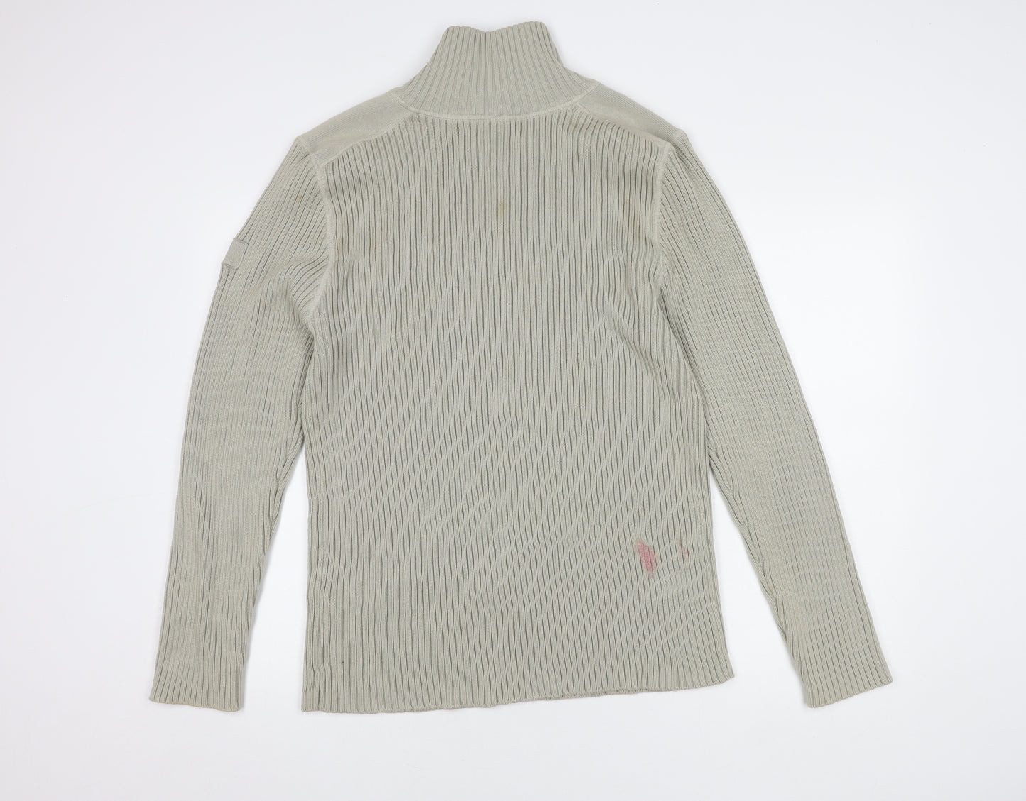 FreeBase XL Beige Full Zip Jumper for Men