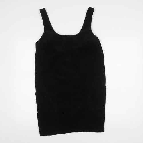 New Look Women's Black Pinafore Dress - Size 14 Sleeveless