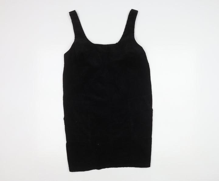 New Look Women's Black Pinafore Dress - Size 14 Sleeveless