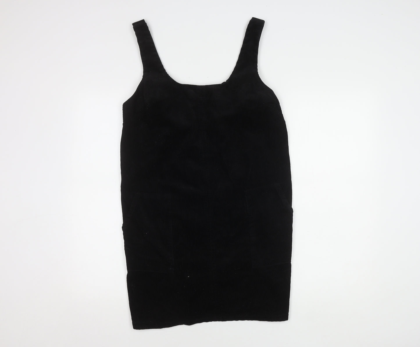 New Look Women's Black Pinafore Dress - Size 14 Sleeveless