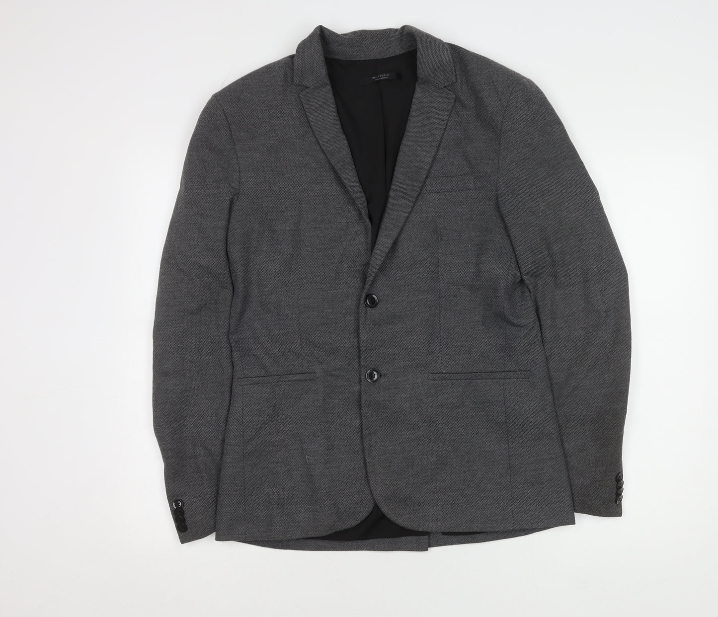 Zara Men's Grey M 40 Blazer Jacket Formal Wear