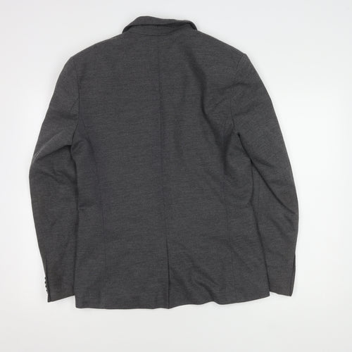 Zara Men's Grey M 40 Blazer Jacket Formal Wear