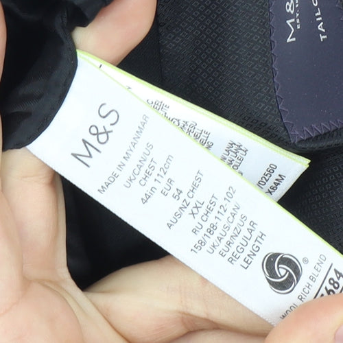 Marks & Spencer Men's Black Tuxedo Jacket 44R