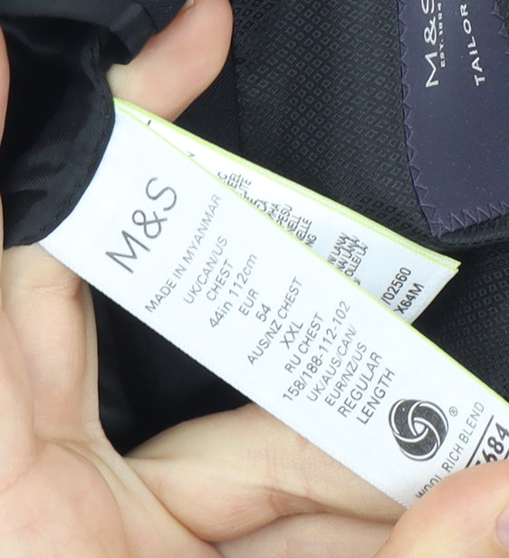 Marks & Spencer Men's Black Tuxedo Jacket 44R