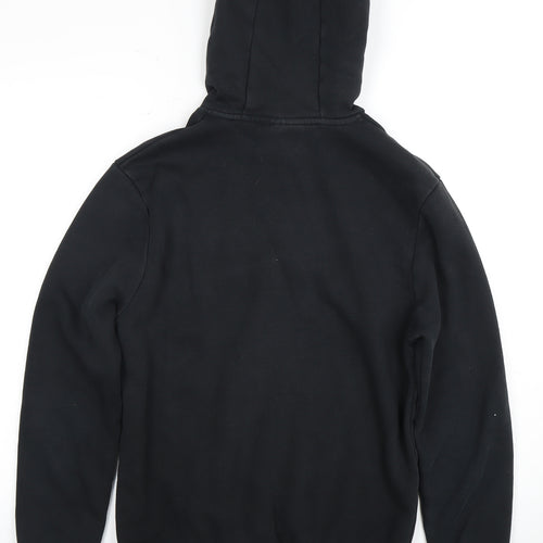 Fila Men's Black Logo Pullover Hoodie, Size S