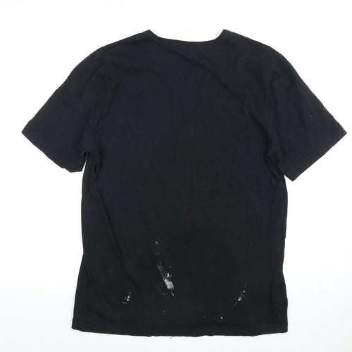 Hugo Boss Men's Black T-Shirt L Short Sleeve Crew Neck