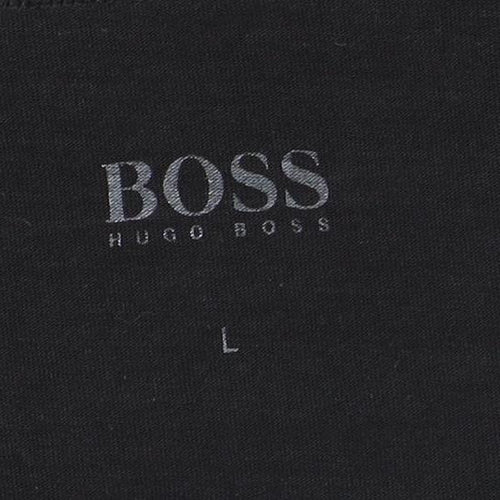 Hugo Boss Men's Black T-Shirt L Short Sleeve Crew Neck