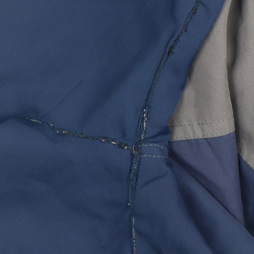 McKenzie Men's Blue Medium Hooded Windbreaker Jacket