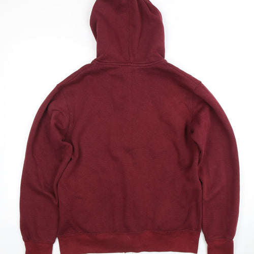 Pierre Cardin Men's Red Full Zip Hoodie, Size L